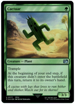 Cactuar (Foil) - 0177 - Final Fantasy - MTG - NM/M - Image 1