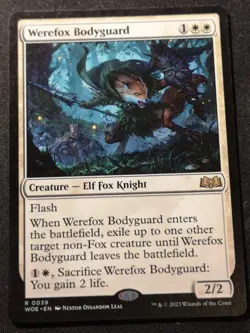 Werefox Bodyguard - WOE - MTG - NM Unplayed - EN - 0039 - Image 1