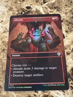 ABRADE Magic the Gathering MTG Innistrad Remastered Borderless Foil - Image 1
