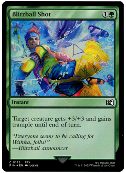 Blitzball Shot (Foil) - 0176 - Final Fantasy - MTG - NM/M - Image 1