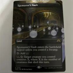 Spymaster's Vault Borderless Extended Art Modern Horizons 3 MH3 358 MTG MP - Image 1