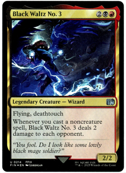 Black Waltz No. 3 (Foil) - 0214 - Final Fantasy - MTG - NM/M - Image 1