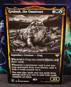 magic the gathering - Grolnok, the Omnivore - Legendary Creature - Frog - Rare - Image 1