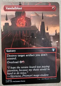 Vandalblast - Commander Masters 0646 Regular Uncommon Mtg - Image 1