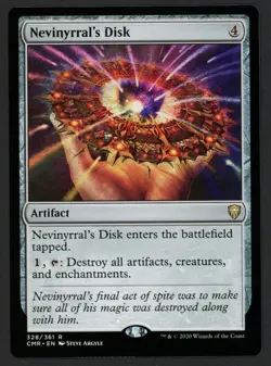 ***Nevinyrral's Disk Crimped*** MTG Commander Magic Kid Icarus - Image 1