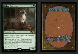 ***Feline Sovereign Upside Down Misprint*** MTG Magic 2021 Magic Kid Icarus - Image 1