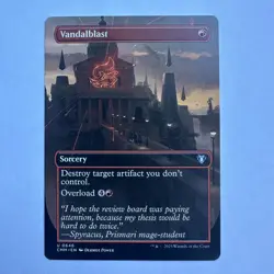Vandalblast (Borderless) 646 NM Normal U Commander Masters MTG - Image 1
