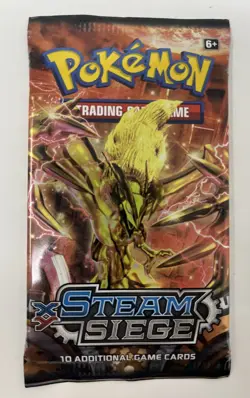 1x Pokemon TCG XY Steam Siege Booster Pack - Factory Sealed New - Image 1