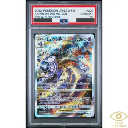 PSA 10 Mewtwo SAR 221/172 s12a Carte Pokemon Japonaise Vstar Universe - Image 1