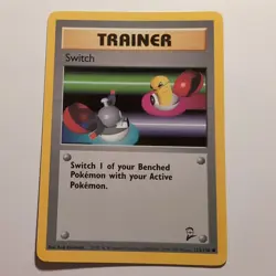 Switch - Pokemon TCG Karte - Base Set 2 - 123/130 - 2000 - English - Image 1