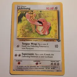 Lickitung - Pokemon TCG Karte - Jungle - 38/64 - 1999 - English - Image 1