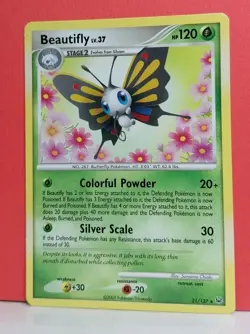 Beautifly 21/127 Platinum Regular Rare Pokemon Card Nintendo 2009 - Image 3