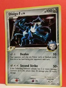 Dialga [G] - 7/127 Platinum Reverse Holo Pokemon Card Nintendo 2009 - Image 3