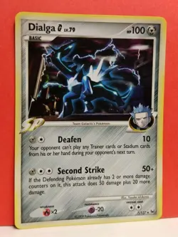 Dialga [G] - 7/127 Platinum Reverse Holo Pokemon Card Nintendo 2009 - Image 4