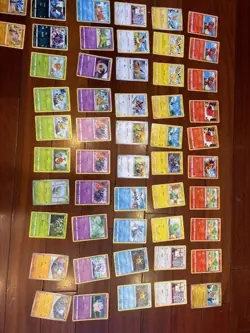 52 assorted pokemon cards. Condition of all cards is good. - Image 1