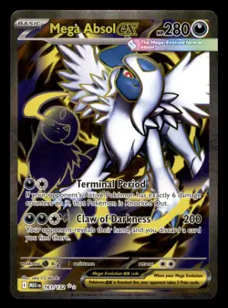Mega Absol ex 161/132 MEG Mega Evolution Pokemon Near Mint - Image 1