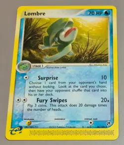 Lombre # 46/100 Uncommon aus EX Sandsturm von 2003 Pokemon Englisch Mint Vintage - Image 1