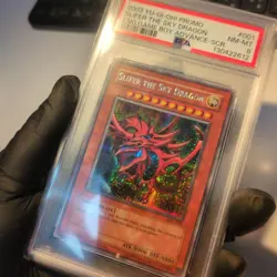 PSA 8 NM 2003 Slifer The Sky Dragon GBI-001 Secret Rare Promo YuGiOh English - Image 1