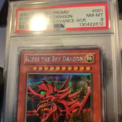 PSA 8 NM 2003 Slifer The Sky Dragon GBI-001 Secret Rare Promo YuGiOh English - Image 3