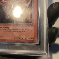 PSA 8 NM 2003 Slifer The Sky Dragon GBI-001 Secret Rare Promo YuGiOh English - Image 5