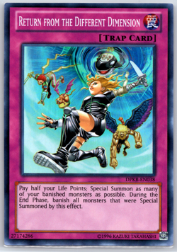 Yugioh Return From the Different Dimension DPKB-EN038 Unlimited Super Rare NM - Image 1