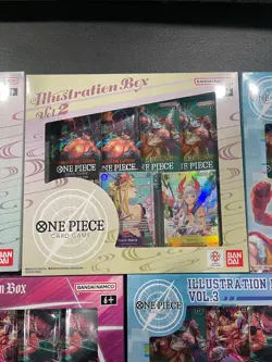 7x One Piece Illustration Box Vol 1-4 Complete Set (Sealed) Boa Nami Luffy Zoro - Image 3