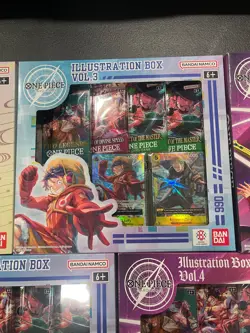 7x One Piece Illustration Box Vol 1-4 Complete Set (Sealed) Boa Nami Luffy Zoro - Image 4