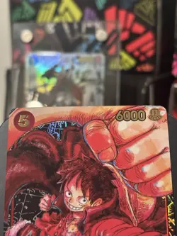 One Piece TCG Monkey D Luffy SR Alt Art Awakening of New Era English ST01-012 - Image 2