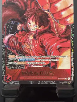 One Piece TCG Monkey D Luffy SR Alt Art Awakening of New Era English ST01-012 - Image 3