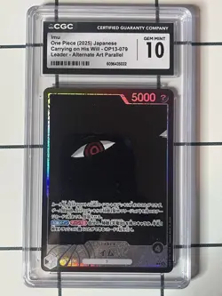 Imu OP13-079 Alt Art Leader (L*) Carrying on His Will ONE PIECE JP CGC 10 GEM-MT - Image 1