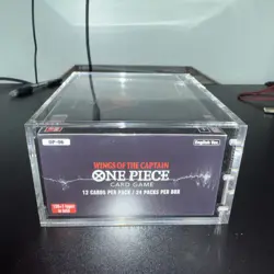 ONE PIECE ENGLISH TCG: WINGS OF THE CAPTAIN (OP06) Booster Box w/ acrylic case - Image 3