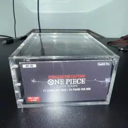 ONE PIECE ENGLISH TCG: WINGS OF THE CAPTAIN (OP06) Booster Box w/ acrylic case - Image 5