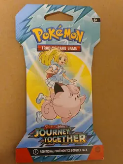 2025 Pokemon Mega Evolutions 10 Card Booster 2Pk Journey Together Scarlet Violet - Image 3