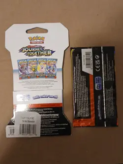 2025 Pokemon Mega Evolutions 10 Card Booster 2Pk Journey Together Scarlet Violet - Image 4