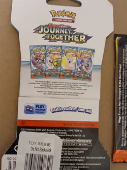 2025 Pokemon Mega Evolutions 10 Card Booster 2Pk Journey Together Scarlet Violet - Image 5