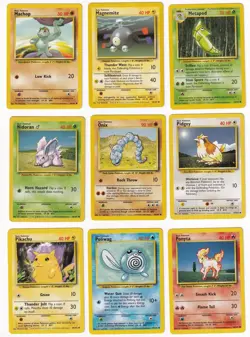 Pokemon Base Set COMPLETE SET Common Vintage WOTC 32 Card Lot MP-NM - Image 3