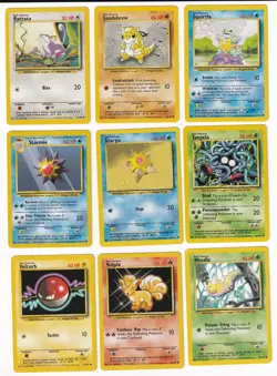 Pokemon Base Set COMPLETE SET Common Vintage WOTC 32 Card Lot MP-NM - Image 4