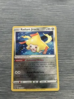 Radiant Jirachi 120/195 Pokemon TCG Silver Tempest MINT Card - Image 1