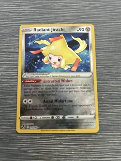 Radiant Jirachi 120/195 Pokemon TCG Silver Tempest MINT Card - Image 3