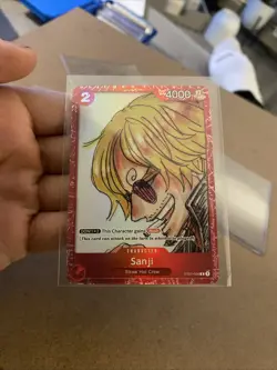 One Piece TCG - ST01-004 C Sanji - English - Card Collection Red - Image 2