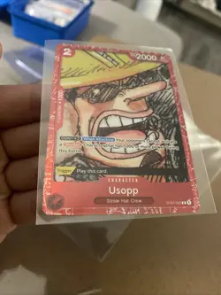 Usopp Alt Foil ST01-002 One Piece TCG Film Red Edition Promo Card Official - Image 1