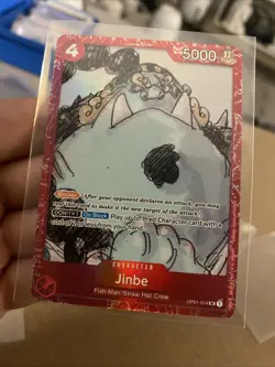 Jinbe OP01-014 ONE PIECE FILM RED Card English Official Promo Card - Image 2