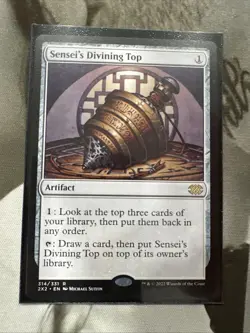 MTG Sensei's Divining Top 314 Double Masters 2022 Regular Card - Image 1