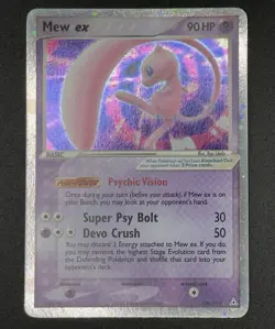 Mew ex Holo 100/110 2006 Holon Phantoms Pokemon Card - Image 2