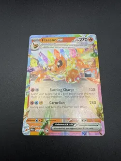 Flareon Ex Pokemon Prize Pack Series 7 Promo Pokemon Card NM Stamped 🔥 - Image 3