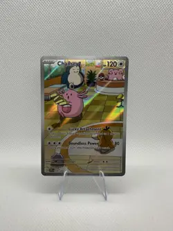 Pokemon TCG Chansey Illustration Twilight Masquerade Card 187/167 NM/M Condition - Image 1