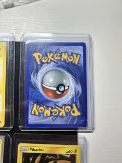 Pokemon TCG 12 Card Pikachu Lot Full Art, 1st Ed, Promos Holo Rare, Error Card - Image 5