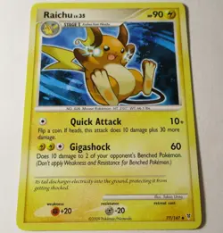 Raichu 77/147 Supreme Victors Pokemon Card - Image 1