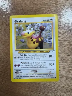 Girafarig┃66/105┃Neo Destiny┃Pokemon Card┃WOTC┃Common┃Near Mint - Image 1