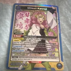 Battle Spirits Mitsuri Kanroji Character Card EX058 KM3-034 Holo Raid Trigger - Image 1